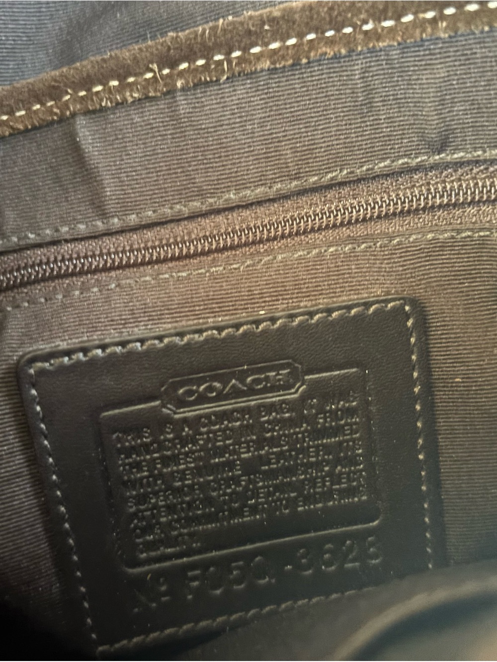 Coach Dark Brown and Tan Signature - Picture 3 of 5